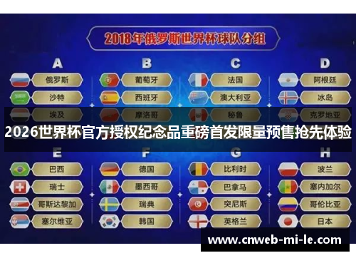 2026世界杯官方授权纪念品重磅首发限量预售抢先体验